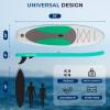 imageSereneLife UltraLight Inflatable Stand Up Paddle Board with Premium SUP Accessories  Extra Wide Stable Design with NonSlip EVA Deck Pad for Youth and Adults of All Skill Levels  275 lbs CapacityBlack