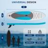 imageSereneLife UltraLight Inflatable Stand Up Paddle Board with Premium SUP Accessories  Extra Wide Stable Design with NonSlip EVA Deck Pad for Youth and Adults of All Skill Levels  275 lbs CapacityMarine Blue