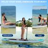 imageSereneLife UltraLight Inflatable Stand Up Paddle Board with Premium SUP Accessories  Extra Wide Stable Design with NonSlip EVA Deck Pad for Youth and Adults of All Skill Levels  275 lbs CapacityAqua Blue