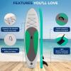 imageSereneLife UltraLight Inflatable Stand Up Paddle Board with Premium SUP Accessories  Extra Wide Stable Design with NonSlip EVA Deck Pad for Youth and Adults of All Skill Levels  275 lbs CapacityBlack