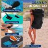 imageSereneLife UltraLight Inflatable Stand Up Paddle Board with Premium SUP Accessories  Extra Wide Stable Design with NonSlip EVA Deck Pad for Youth and Adults of All Skill Levels  275 lbs CapacityAqua Blue