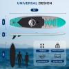 imageSereneLife UltraLight Inflatable Stand Up Paddle Board with Premium SUP Accessories  Extra Wide Stable Design with NonSlip EVA Deck Pad for Youth and Adults of All Skill Levels  275 lbs CapacityAqua Blue