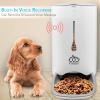 imageSereneLife Automatic Dog Feeder Programmable Dispenser with Voice Recording Adjustable Dispense LCD Display Cat Feeder Automatic for Optimal Feeding Schedule