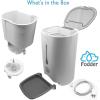 imageSereneLife Automatic Dog Feeder Programmable Dispenser with Voice Recording Adjustable Dispense LCD Display Cat Feeder Automatic for Optimal Feeding Schedule