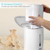imageSereneLife Automatic Dog Feeder Programmable Dispenser with Voice Recording Adjustable Dispense LCD Display Cat Feeder Automatic for Optimal Feeding Schedule