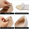 imageSereneLife Heel Pads 6 Pairs of Shoe Inserts for Men and Women Supports Heels for Prolonged Standing Fills Loose Fit in Shoes for Dress Shoes Sneakers and Loafers Black and Apricot