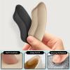 imageSereneLife Heel Pads 6 Pairs of Shoe Inserts for Men and Women Supports Heels for Prolonged Standing Fills Loose Fit in Shoes for Dress Shoes Sneakers and Loafers Black and Apricot