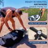 imageSereneLife Inflatable 106quot Stand Up Paddle Board with 32 Wide Platform NonSlip EVA Deck DropStitch Construction 3Piece Aluminum Paddle Safety Leash Removable Fin ampamp Backpack 275 lbs Capacity