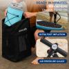 imageSereneLife Inflatable LED Lighted Stand Up Paddle Board 106  Stable 32 Wide SUP with NonSlip EVA Deck Complete Paddle Kit DoubleAction Pump Safety Leash ampamp Carry Backpack  275 lbs Capacity