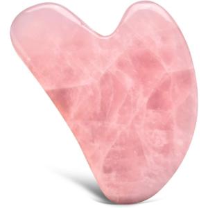 imageSereneLife Gua Sha Scraping Massage Stone  Face ampamp Body Natural Crystal Jade Stone Massager Trigger Point Treatment HeartShape Beauty Gua Sha Facial Lifting Tool Board for Skin Care SLJDMSGST10