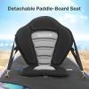 imageDetachable Universal PaddleBoard Seat  Adjustable Paddle Board Seat FormFitting Design for All Body Sizes Large ampamp Small Compatible for Kayaks Rowboats Fishing Boats  SereneLife SLSUPST15Board Seat