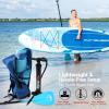 imageSereneLife Inflatable Stand Up Paddle Board with Premium SUP Accessories  Wide Stable Design with NonSlip EVA Deck Pad for Adults and Youth of All Skill LevelsDark Blue