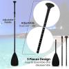 imageSereneLife Stand Up PaddleBoard Adjustable Paddle  Adjustable Water Paddle Oar SLSUPB06 ampamp SLSUPB08 FreeFlow Inflatable SUP Stand Up Water PaddleBoard PRTSLSUPB0608PDL Blue