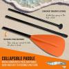 imageSereneLife Stand Up PaddleBoard Adjustable Paddle  Adjustable Water Paddle Oar for SLSUPB135 FreeFlow Inflatable SUP Stand Up Water PaddleBoard PRTSLSUPB135PDL