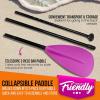 imageSereneLife Stand Up PaddleBoard Adjustable Paddle  Adjustable Water Paddle Oar for SLSUPB145 FreeFlow Inflatable SUP Stand Up Water PaddleBoard  SereneLife PRTSLSUPB145PDL