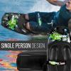imageSereneLife Water Sport Kneeboard with Hook for Kids ampamp Adults Kneeboard with Strap for Boating Waterboarding Kneeling Boogie Boarding Knee SurfingBlackGreen