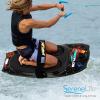 imageSereneLife Water Sport Kneeboard with Hook for Kids ampamp Adults Kneeboard with Strap for Boating Waterboarding Kneeling Boogie Boarding Knee SurfingBlackRed