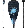 imageSereneLife SUP Paddle  3 Piece Adjustable Paddle board Oar with Lightweight Shaft Durable Blade  For Stand Up Paddleboard Surfing Flatwater Paddling ampamp RacingLight Blue