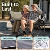 imageCamping Loveseat for Couples Friends ampamp Families Double Camping Chair Foldable Two Person Camping Chair for Campfire Nights Tailgating Fun Beach Escapes RV Road Trips ampamp Cozy Backyard Comfort