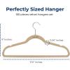 imageSereneLife 20 Pack Velvet Hangers  NonSlip Clothes Hangers with Heavy Duty Design Slim SpaceSaving Coat Hangers with 360 Swivel Hook Strong Lightweight Closet Organizer Set for Clothes PurpleIvory