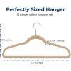 imageSereneLife 20 Pack Velvet Hangers  NonSlip Clothes Hangers with Heavy Duty Design Slim SpaceSaving Coat Hangers with 360 Swivel Hook Strong Lightweight Closet Organizer Set for Clothes PurpleIvory
