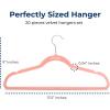 imageSereneLife 20 Pack Velvet Hangers  NonSlip Clothes Hangers with Heavy Duty Design Slim SpaceSaving Coat Hangers with 360 Swivel Hook Strong Lightweight Closet Organizer Set for Clothes PurplePink