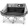 imageCamping Loveseat for Couples Friends ampamp Families Double Camping Chair Foldable Two Person Camping Chair for Campfire Nights Tailgating Fun Beach Escapes RV Road Trips ampamp Cozy Backyard Comfort
