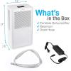imageSereneLife Portable Electric Home Mini Dehumidifier  322 Square Feet Quiet Compact Small Dehumidifiers for Home Closet Basement w 3L Water Tank Capacity Removes Moisture PDUMID95