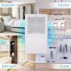 imageSereneLife Portable Electric Home Mini Dehumidifier  322 Square Feet Quiet Compact Small Dehumidifiers for Home Closet Basement w 3L Water Tank Capacity Removes Moisture PDUMID95