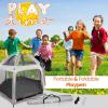 imageSerenelife ONThe GO Baby and Toddler Pack and Play  Playpen  Play Yard Compact Portable Lightweight Foldable Indoor and Outdoor wCanopy 5 Panel Mattress Travel Bag Gray Baby