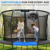 imageSereneLife 14FT Outdoor Trampoline for Kids10FT CURVED
