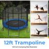 imageSereneLife 14FT Outdoor Trampoline for Kids12FTBLUE