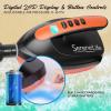 imageSereneLife Digital Electric Air Pump Compressor  110W Rechargeable Quick Air Inflator w LCD 016 Adjustable PSI For Inflatable SUP Stand Up Paddle Board  Boat Water Sports InflatablesSLPUMP25With Built In Battery