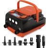 imageSereneLife Inflatable Paddle Board Pump Compressor  16PSI High Pressure SUP Inflator  12V DC Car Connector  Electric Air Pump for Paddle Boards Boats Rafts Pool Toys  Deflation Function