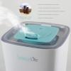 imageSerene Life Home Desktop Ultrasonic Air Humidifier  Quiet Cool Mist Bedroom Desk Vaporizer w 25L Liquid Tank Fragrance Tray for Essential Oil Aromatherapy Diffuser Builtin Fan LED PHUMDIF8