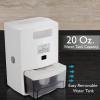 imageSereneLife Upgraded Electronic Air Dehumidifier  Breathe Easier Odor Eliminator Moisture Control Ventilation Fan Reusable Air Filter Removable Water Tank Rooms up to 1600 Cu Ft 20 Oz  PDUMID351 600 Cubic Feet