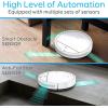 image:imageSereneLife Smart Automatic Robot Vacuum Cleaner  Slim Rechargeable Electric Robotic Vacuum Cleaner w Self Programmed Navigation AntiFall Sensors  Carpet Hardwood Tile PUCRCX10  WhiteRobot Vacuum