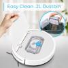 image:imageSereneLife Smart Automatic Robot Vacuum Cleaner  Slim Rechargeable Electric Robotic Vacuum Cleaner w Self Programmed Navigation AntiFall Sensors  Carpet Hardwood Tile PUCRCX10  WhiteRobot Vacuum