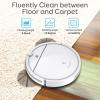 image:imageSereneLife Smart Automatic Robot Vacuum Cleaner  Slim Rechargeable Electric Robotic Vacuum Cleaner w Self Programmed Navigation AntiFall Sensors  Carpet Hardwood Tile PUCRCX10  WhiteRobot Vacuum