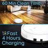 image:imageSereneLife Smart Automatic Robot Vacuum Cleaner  Slim Rechargeable Electric Robotic Vacuum Cleaner w Self Programmed Navigation AntiFall Sensors  Carpet Hardwood Tile PUCRCX10  WhiteRobot Vacuum