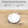 image:imageSereneLife Smart Automatic Robot Vacuum Cleaner  Slim Rechargeable Electric Robotic Vacuum Cleaner w Self Programmed Navigation AntiFall Sensors  Carpet Hardwood Tile PUCRCX10  WhiteRobot Vacuum