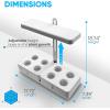 image:imageSereneLife Hydroponic Herb Garden Kit  8 Seed Pods Included Indoor Garden with FullSpectrum Grow Light Adjustable Height and Smart Hydroponic System
