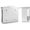 image:imageSerenelife Modern Wall Mount Lockable Mailbox Commercial Rural Home Decorative amp Office Business Parcel Box Packages Drop Slot Secure Lock SLMAB08 Metallic Gray