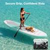 image:imageSereneLife Inflatable Stand Up Paddle Board with Premium SUP Accessories  Wide Stable Design with NonSlip EVA Deck PadGreen