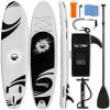 image:imageSereneLife Inflatable Stand Up Paddle Board with Premium SUP Accessories  Wide Stable Design with NonSlip EVA Deck PadGrey