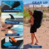 image:imageSereneLife XL Inflatable Stand Up Paddle Board  ExtraWide Pet amp FamilyFriendly SUP for Adults Kids amp Pets  NonSlip Deck Stable Design Premium Accessories  350440485 lbs CapacityFamily Modern Grey