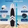 image:imageSereneLife XL Inflatable Stand Up Paddle Board  ExtraWide Pet amp FamilyFriendly SUP for Adults Kids amp Pets  NonSlip Deck Stable Design Premium Accessories  350440485 lbs CapacityFamily Blue