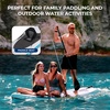 image:imageSereneLife XL Inflatable Stand Up Paddle Board  ExtraWide Pet amp FamilyFriendly SUP for Adults Kids amp Pets  NonSlip Deck Stable Design Premium Accessories  350440485 lbs CapacityFamily Blue