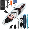 image:imageSereneLife XL Inflatable Stand Up Paddle Board  ExtraWide Pet amp FamilyFriendly SUP for Adults Kids amp Pets  NonSlip Deck Stable Design Premium Accessories  350440485 lbs CapacityPet Blue