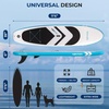 image:imageSereneLife XL Inflatable Stand Up Paddle Board  ExtraWide Pet amp FamilyFriendly SUP for Adults Kids amp Pets  NonSlip Deck Stable Design Premium Accessories  350440485 lbs CapacityPet Blue